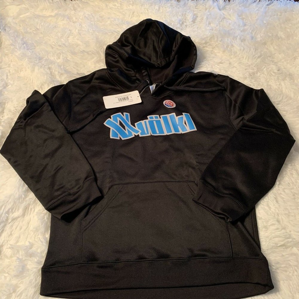Volkl Skis Logo Pullover Tech Hoodie Black